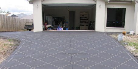 Brisbane Concrete Services Gallery 13 - Diamond Tile Decorative Resurfacing Pattern