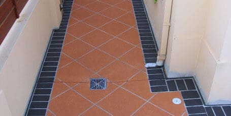 Brisbane Concrete Services Gallery 2 - Decorative Concrete Resurfacing, Diamond Tiles, Blue Tile Edge